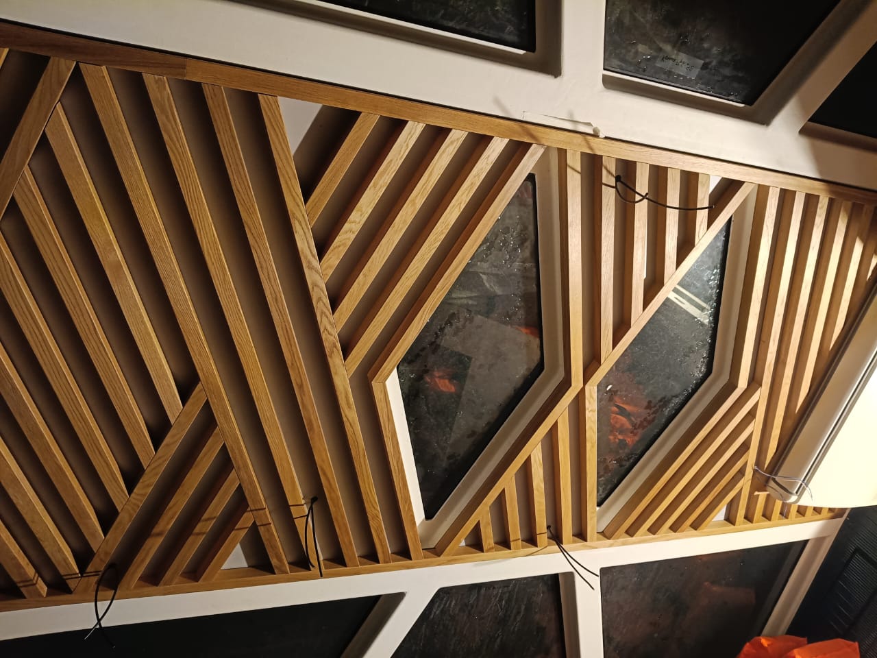 Перегородка из массива